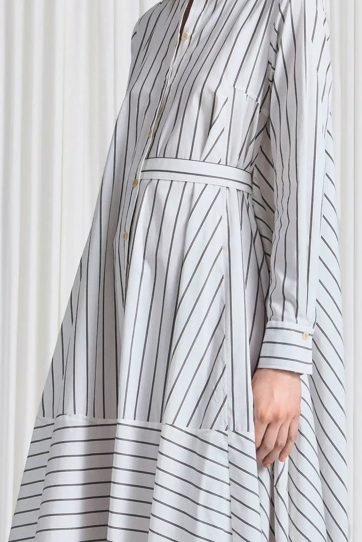 The Prosperity Dress in Striped Cotton Poplin – palmer//harding