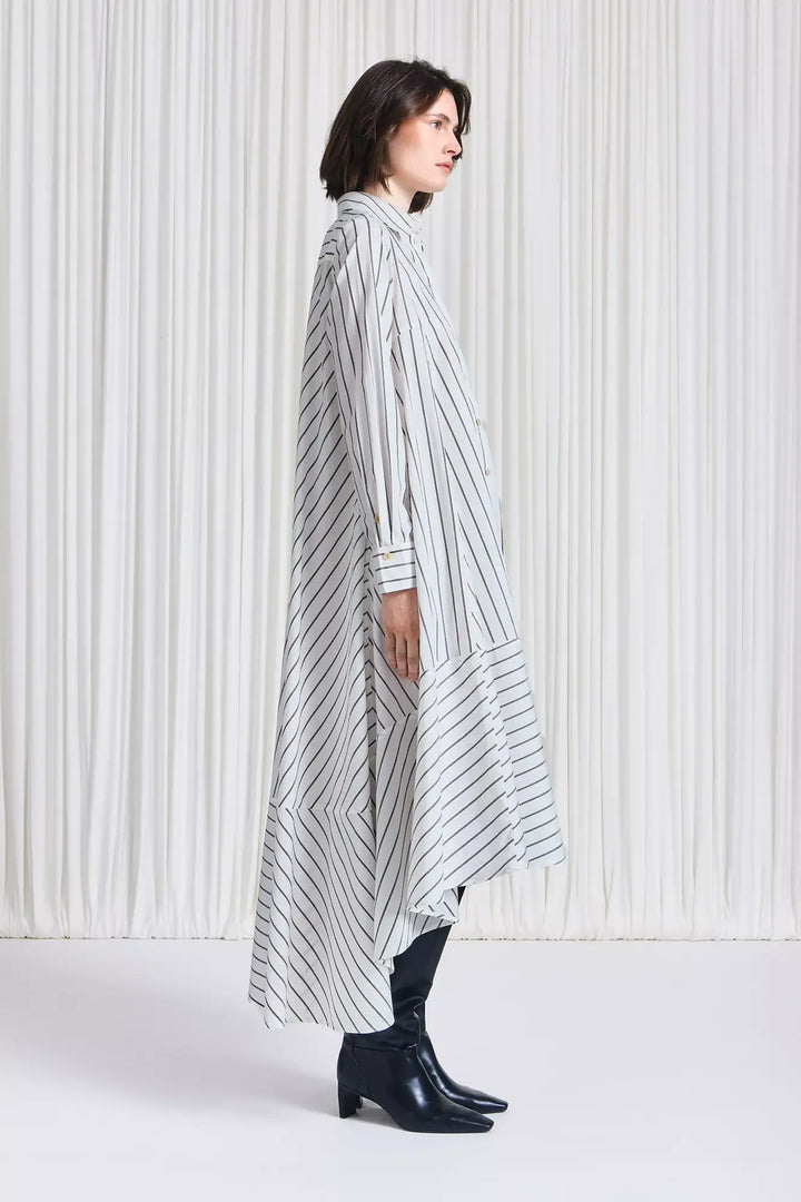 The Prosperity Dress in Striped Cotton Poplin – palmer//harding