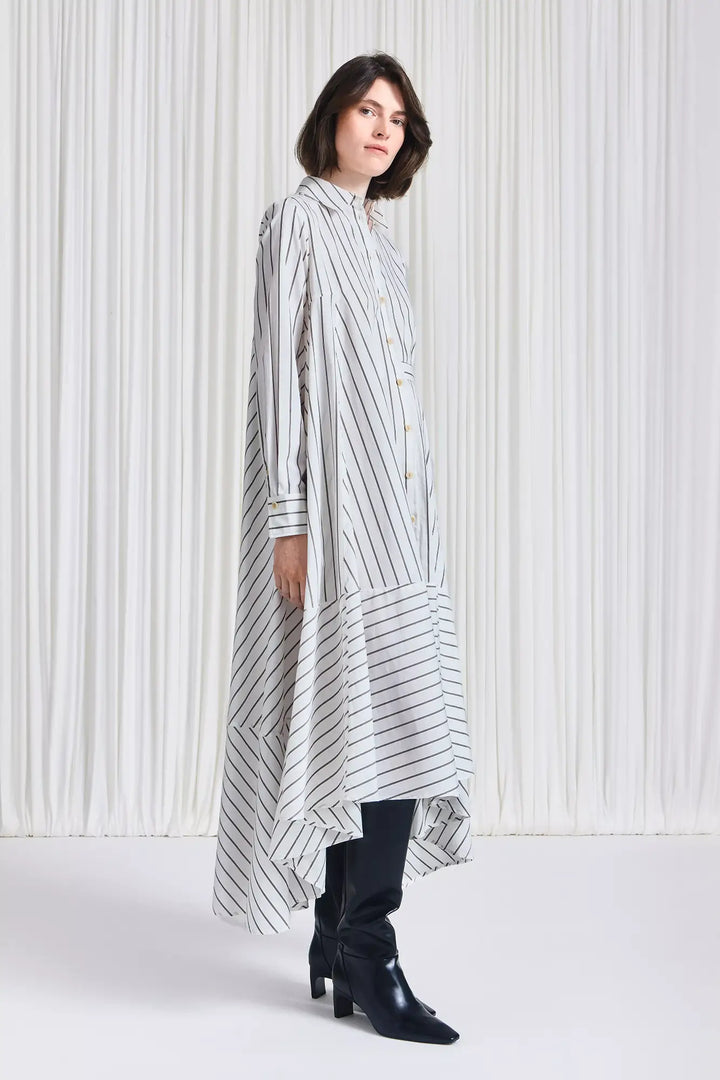 The Prosperity Dress in Striped Cotton Poplin – palmer//harding