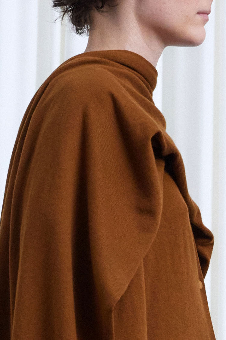The In Your Arms Cardigan in Tobacco Cotton Cashmere – palmer//harding