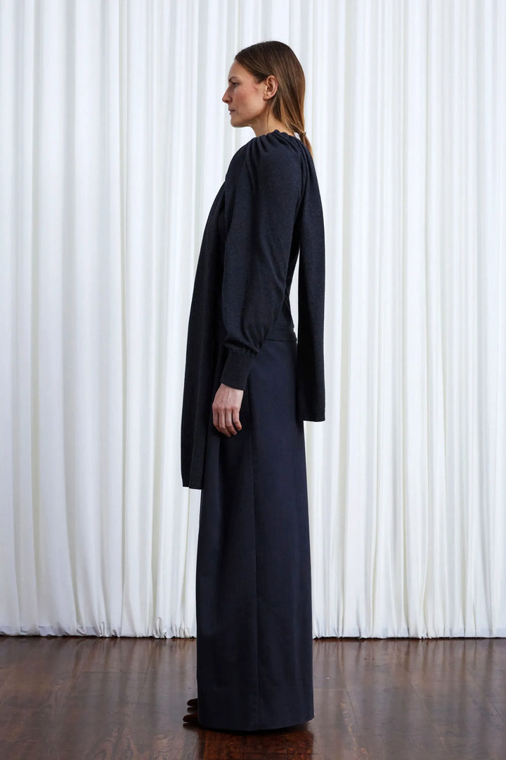 The In Your Arms Cardigan in Charcoal Cotton Cashmere – palmer//harding