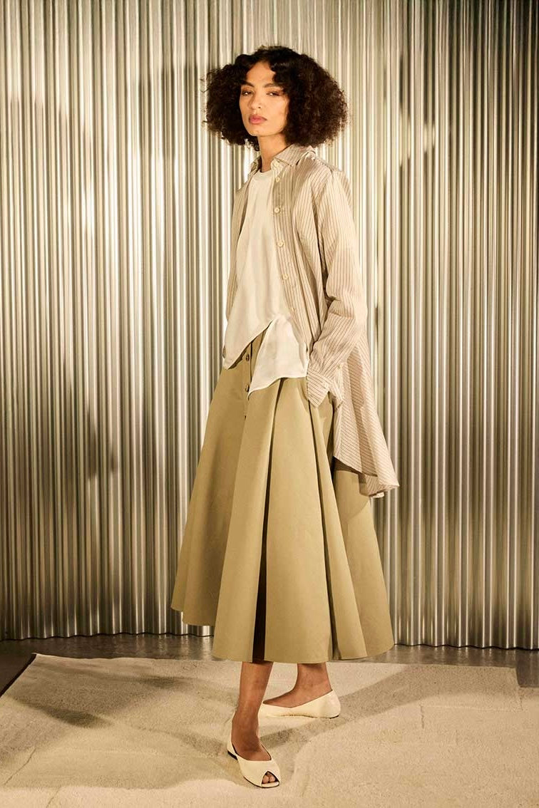 Vessel Skirt in Green Cotton – palmer//harding
