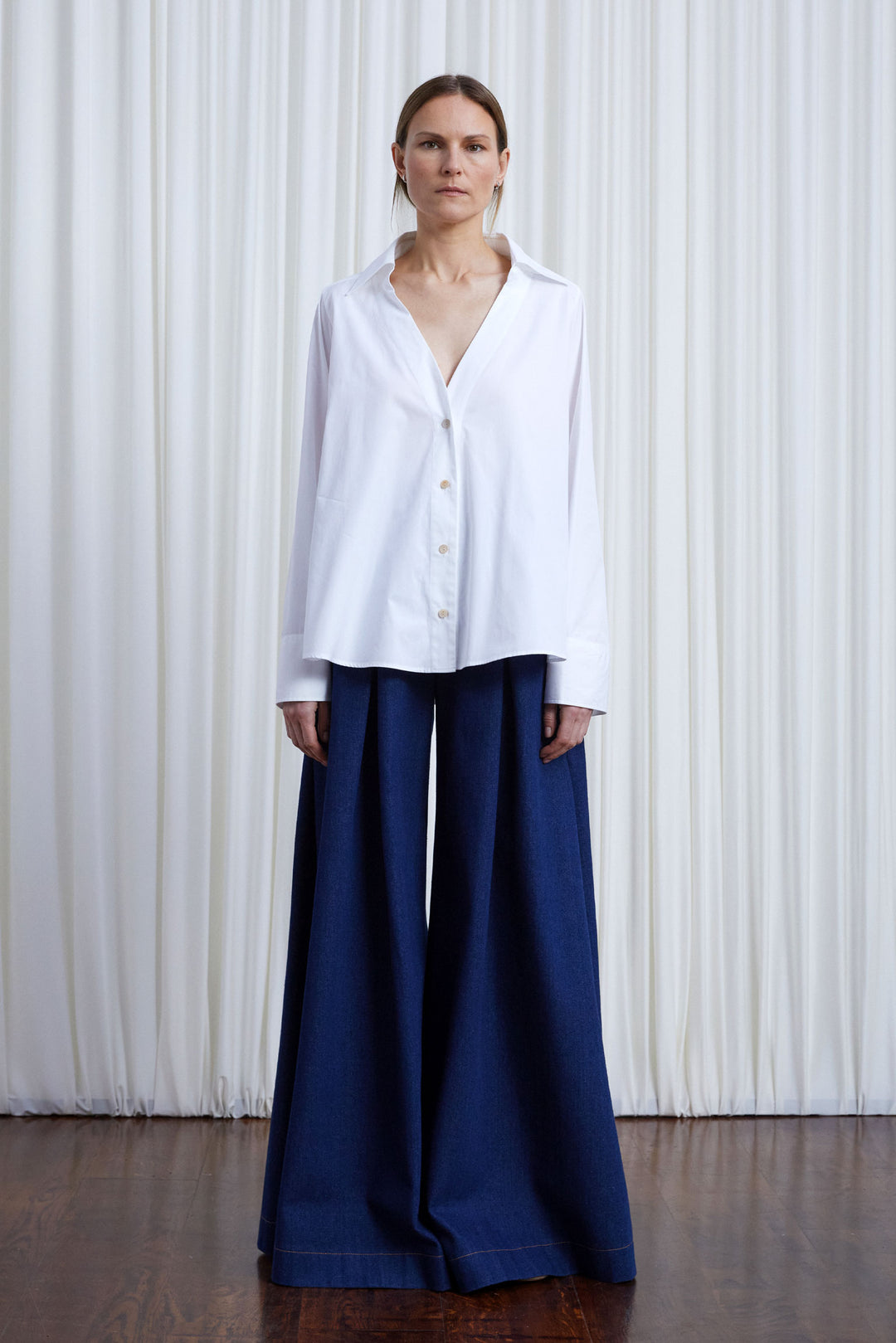 The Reset Shirt in White Cotton Broadcloth – palmer//harding
