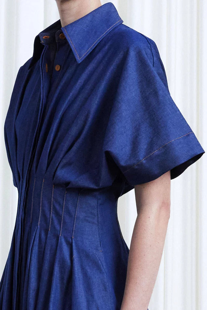 The Courage Dress in Indigo Denim – palmer//harding