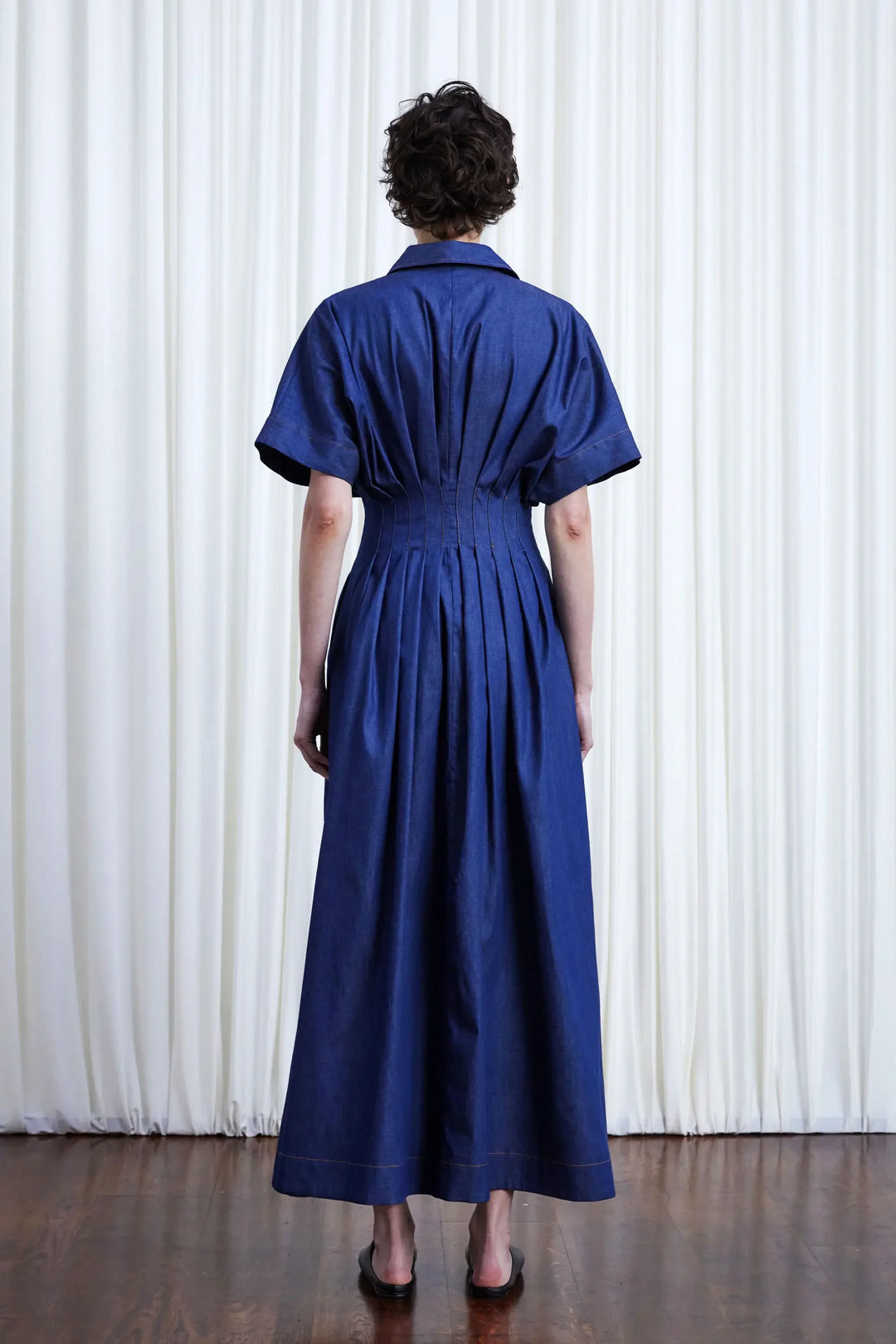 The Courage Dress in Indigo Denim – palmer//harding