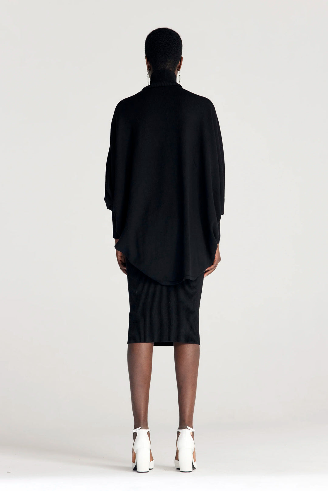 The Resolute Dress in Black Merino Knit – palmer//harding