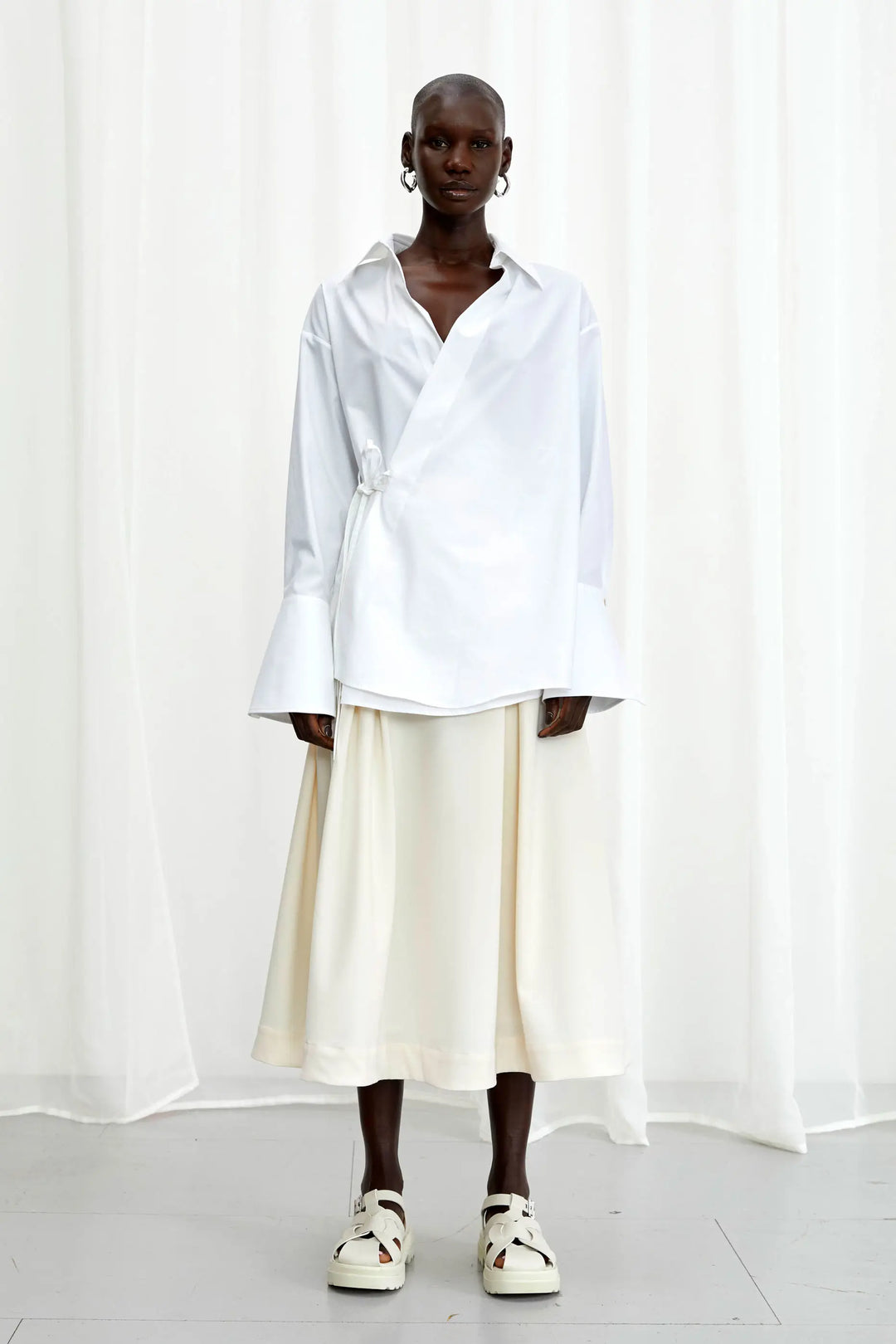 Love Revisited Shirt in White Cotton Twill – palmer//harding