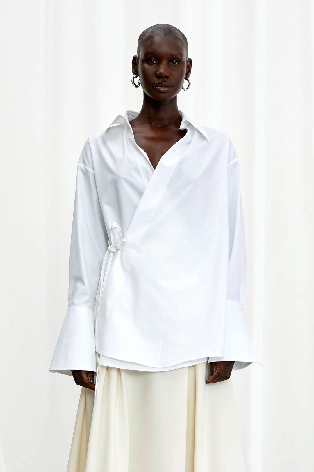 Love Revisited Shirt in White Cotton Twill – palmer//harding