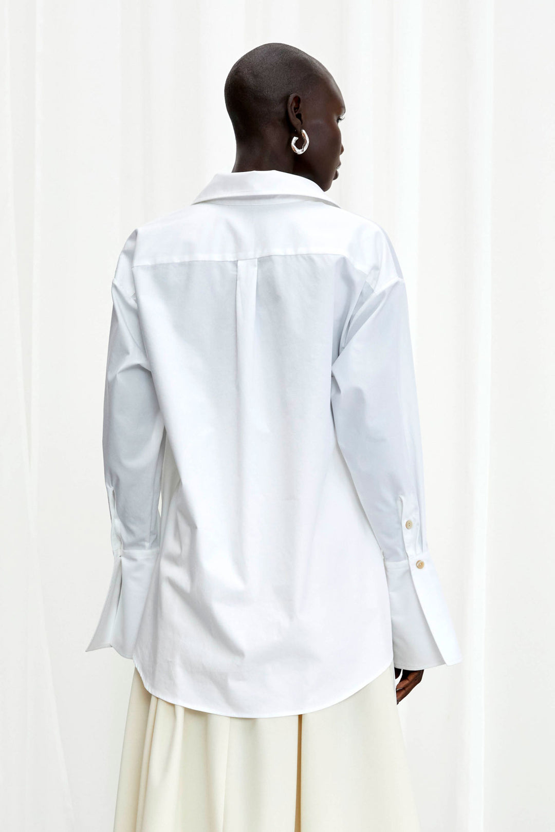 Love Revisited Shirt in White Cotton Twill – palmer//harding