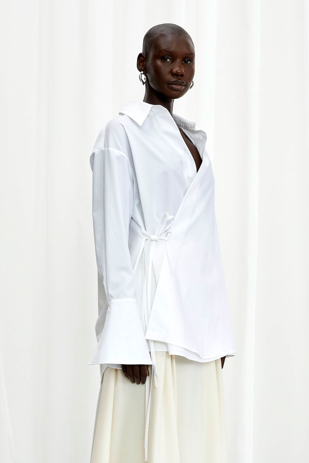 Love Revisited Shirt in White Cotton Twill – palmer//harding