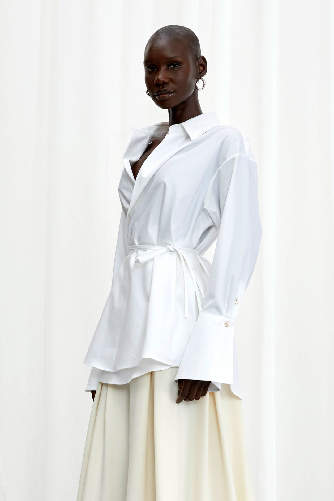 Love Revisited Shirt in White Cotton Twill – palmer//harding