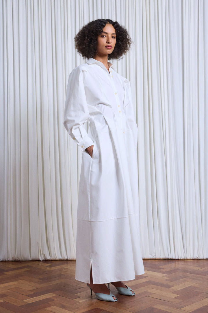 The Vessel Dress in White Cotton – palmer//harding