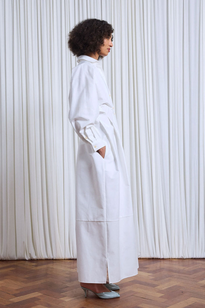 The Vessel Dress in White Cotton – palmer//harding