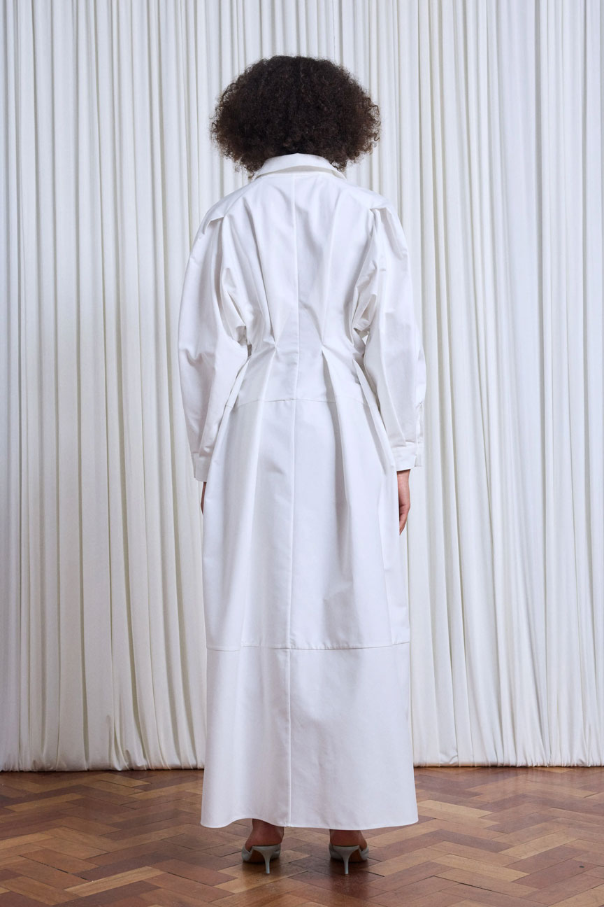 The Vessel Dress in White Cotton – palmer//harding