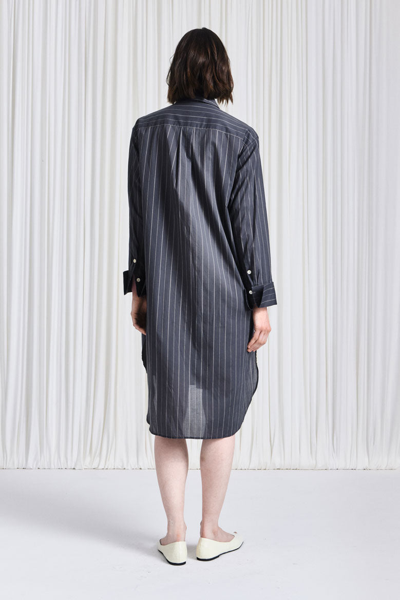 The Ease Shirt in Grey Cotton Voile – palmer//harding