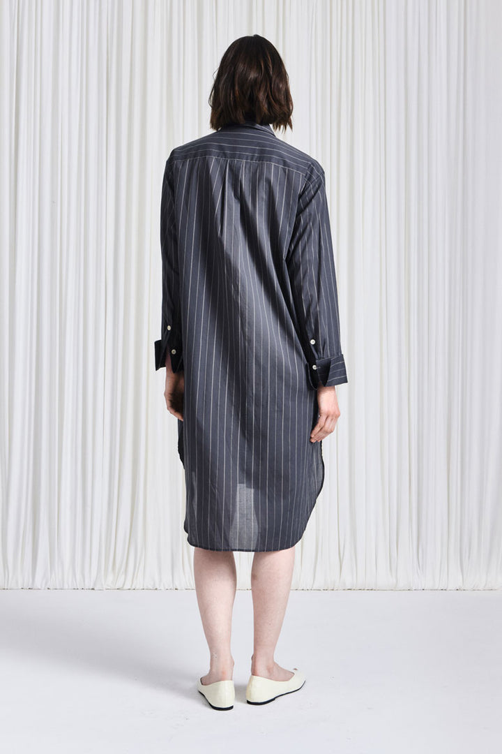 The Ease Shirt in Grey Cotton Voile – palmer//harding