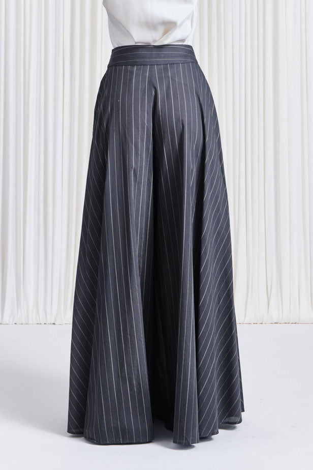 The Lumen Trousers in Grey Cotton Voile – palmer//harding