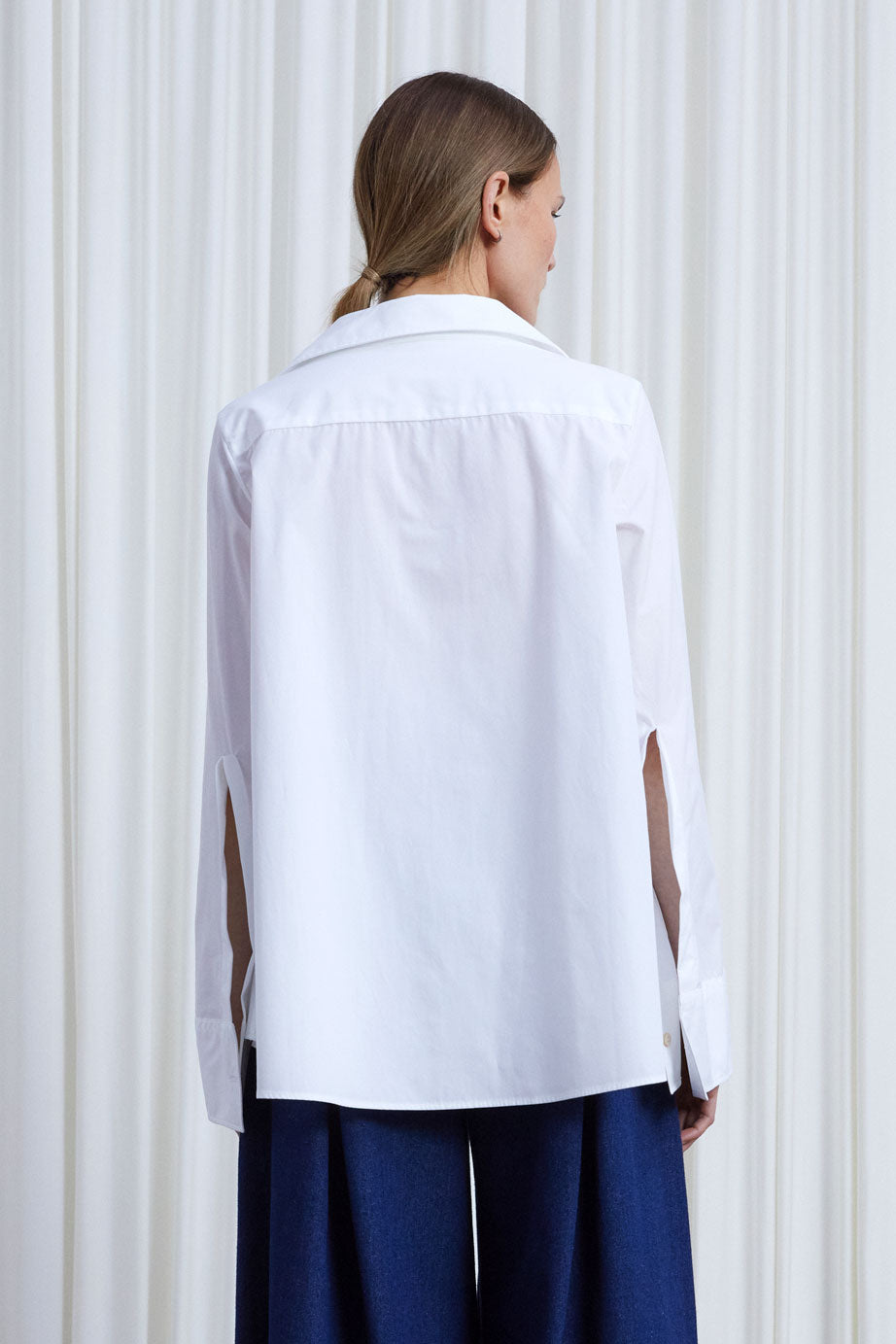 The Reset Shirt in White Cotton Broadcloth – palmer//harding