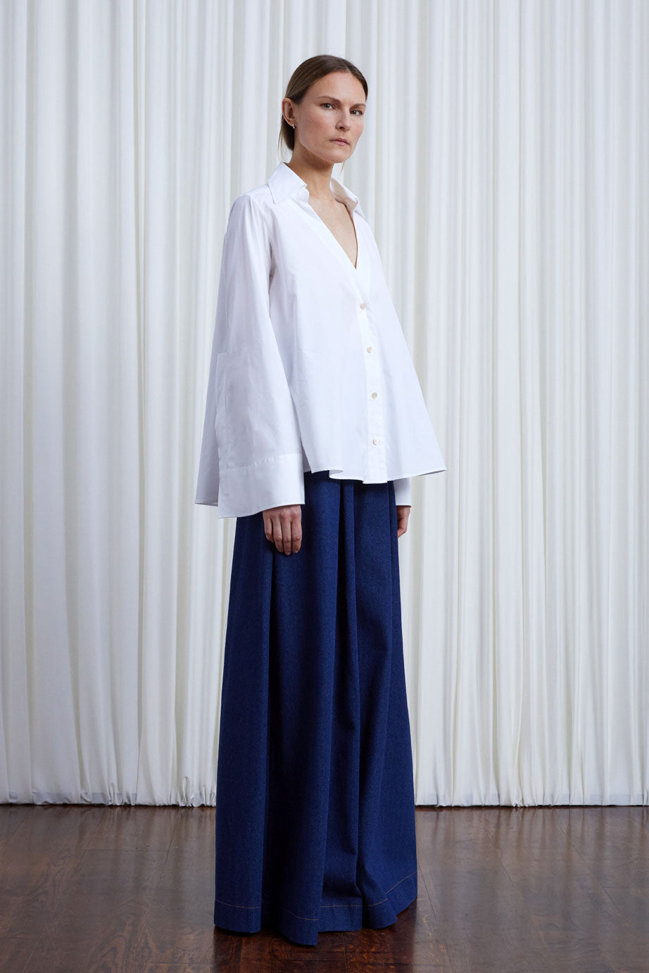 The Reset Shirt in White Cotton Broadcloth – palmer//harding