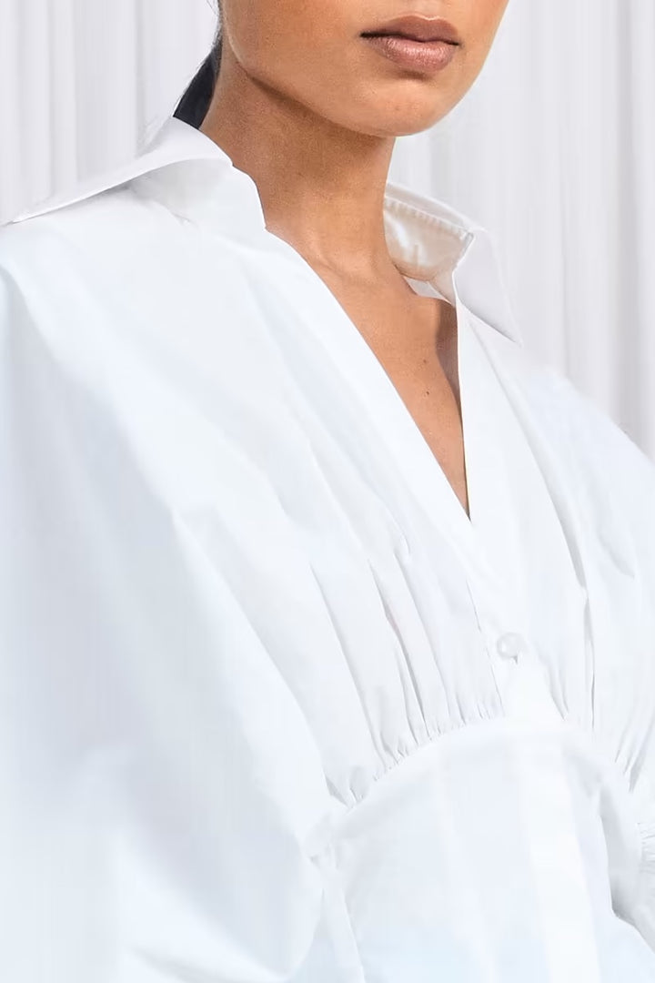 The Resilient Shirt in White Cotton Poplin – palmer//harding