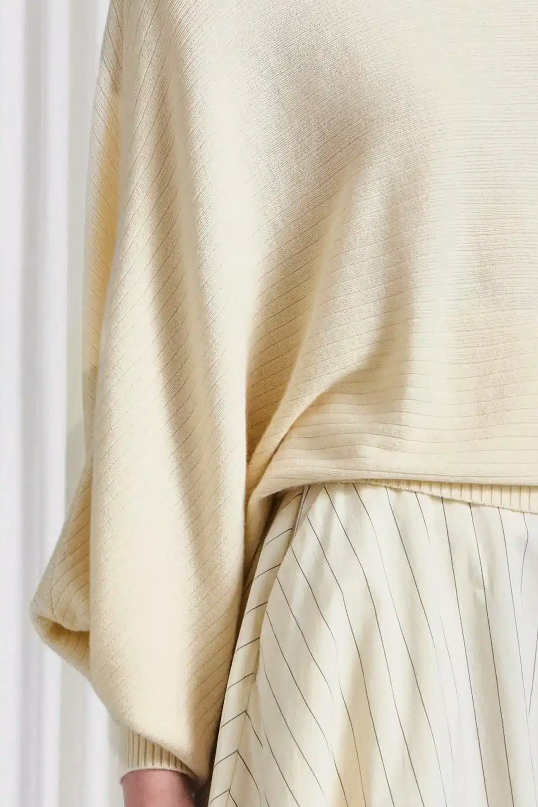 The Hazy Jumper in Cream Merino Wool Blend – palmer//harding