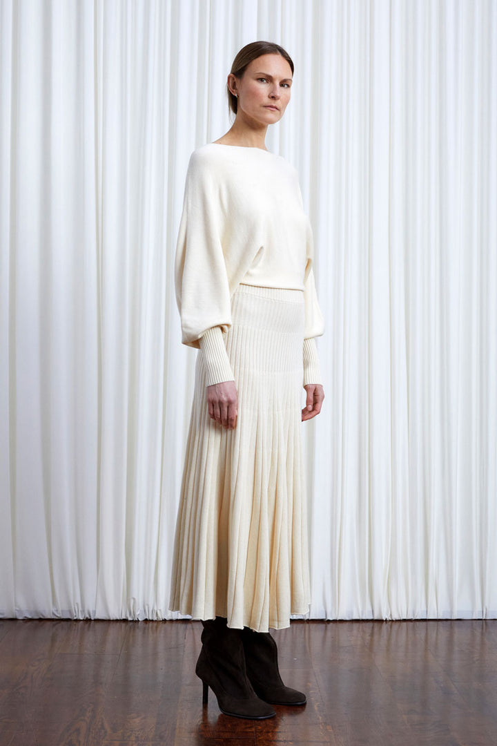 The Hazy Dress in Cream Merino Wool – palmer//harding