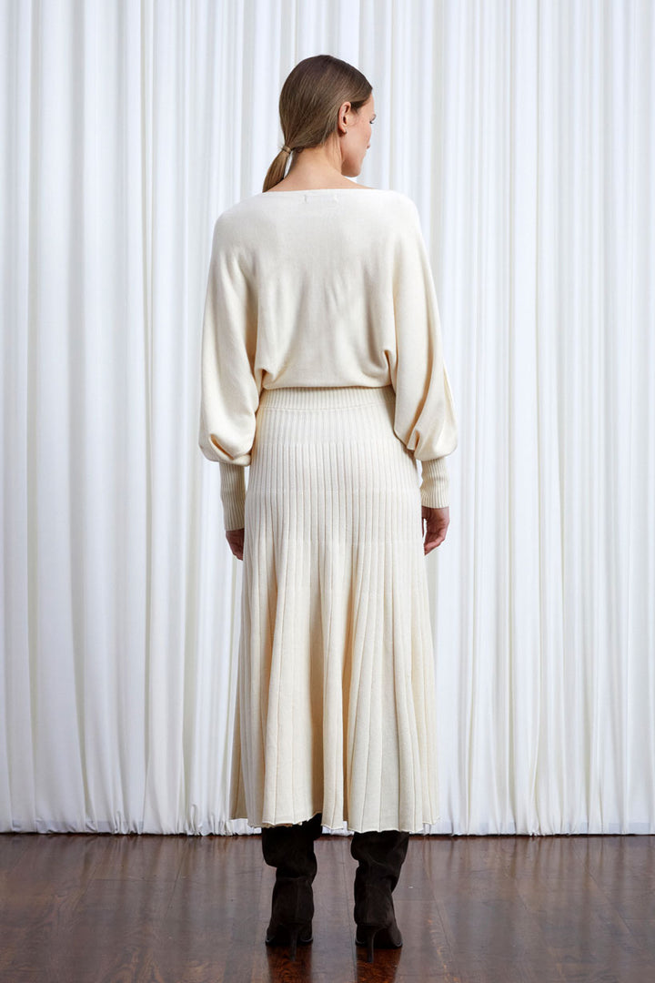 The Hazy Dress in Cream Merino Wool – palmer//harding
