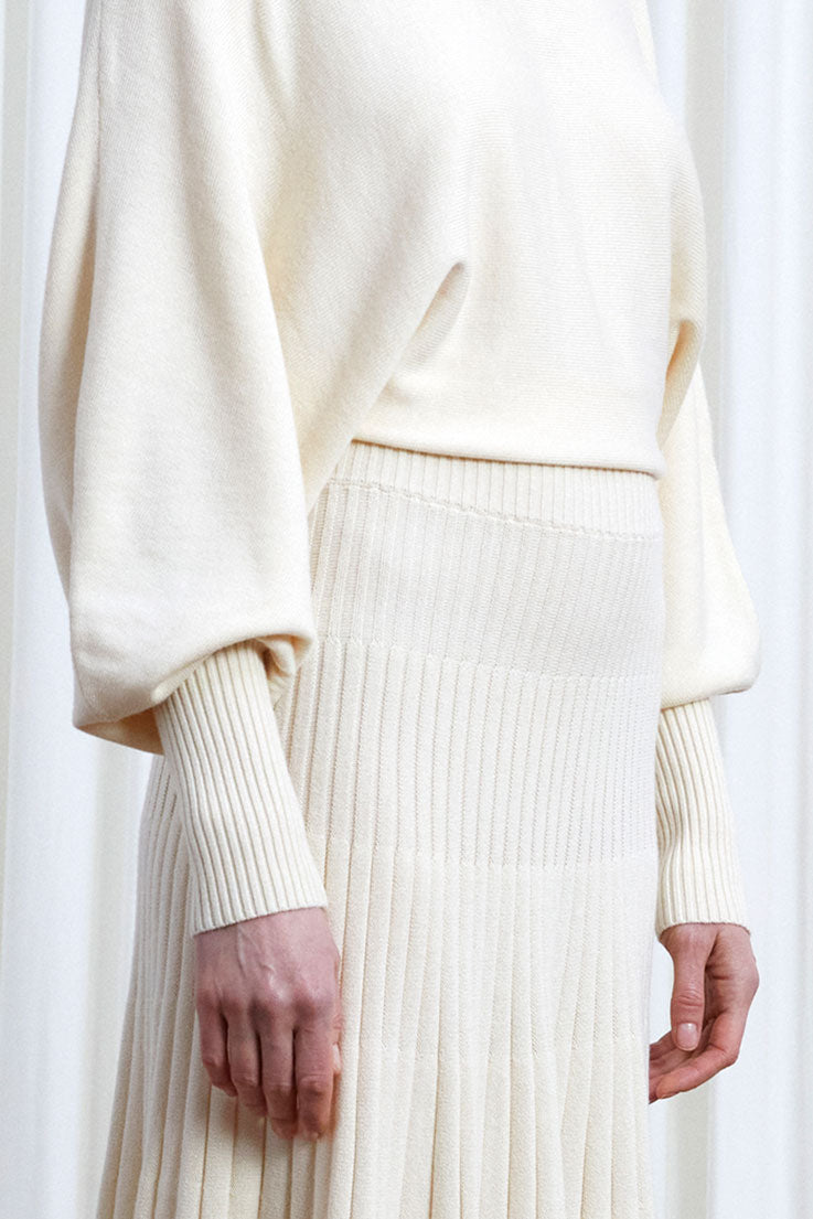 The Hazy Dress in Cream Merino Wool – palmer//harding