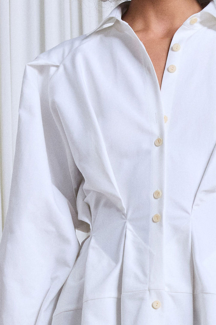 The Vessel Dress in White Cotton – palmer//harding