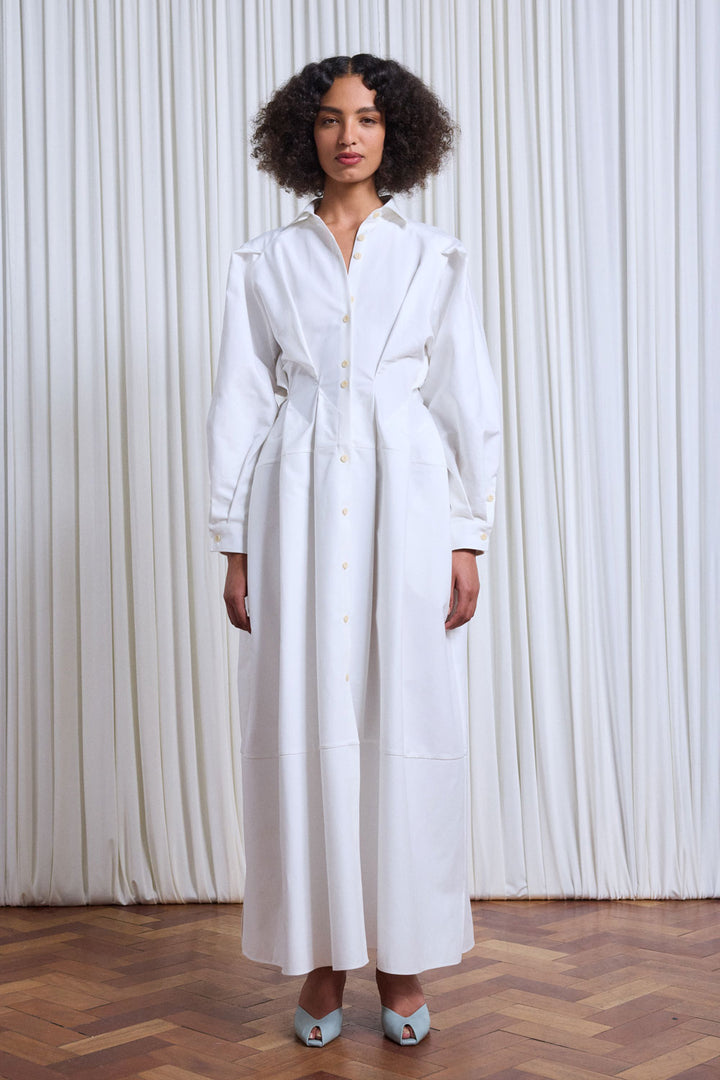 The Vessel Dress in White Cotton – palmer//harding