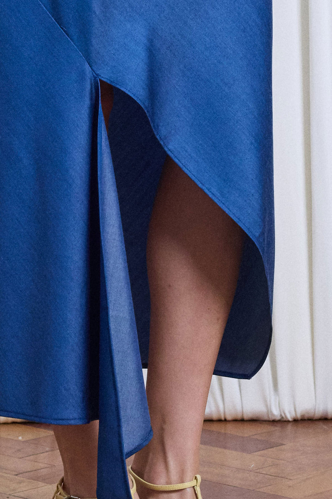 The Motion Skirt in Indigo Lyocell Denim – palmer//harding