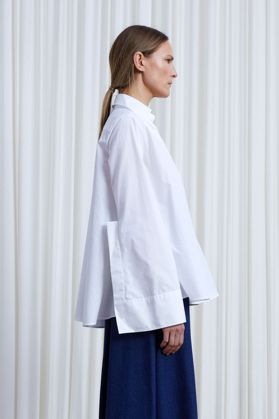 The Reset Shirt in White Cotton Broadcloth – palmer//harding